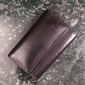 Louis Vuitton Black Epi Leather Key Holder
